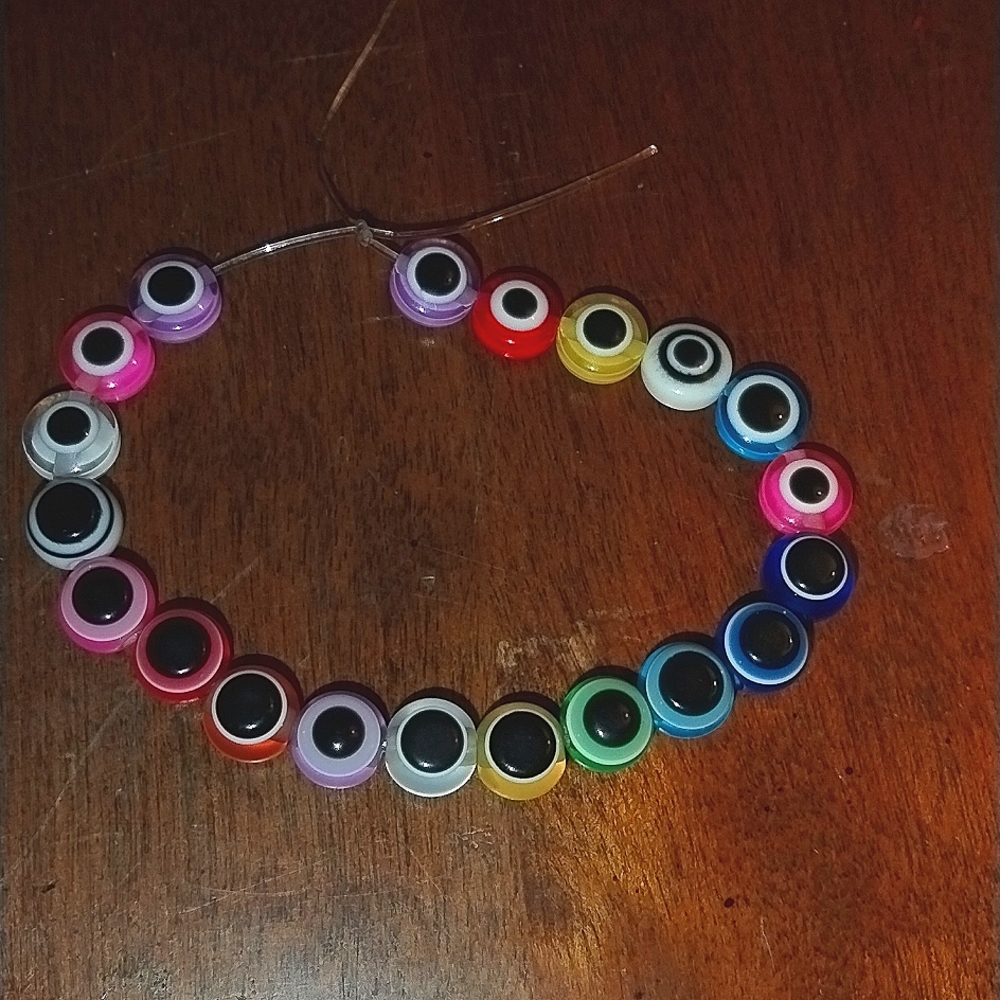 My Evileye protection  Braceletor Ankle Bracelet -made by me